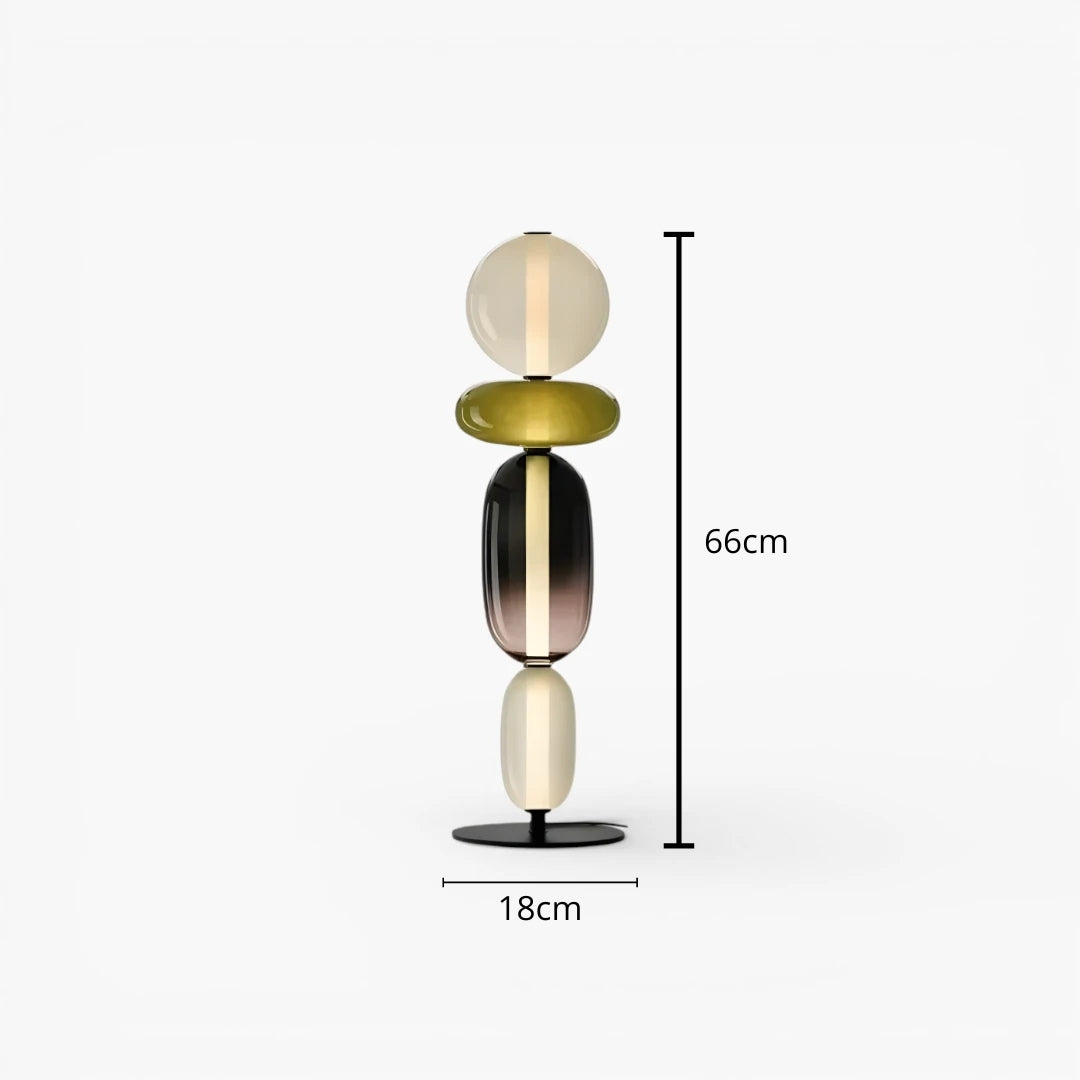Lampe Sur Pied En Verre