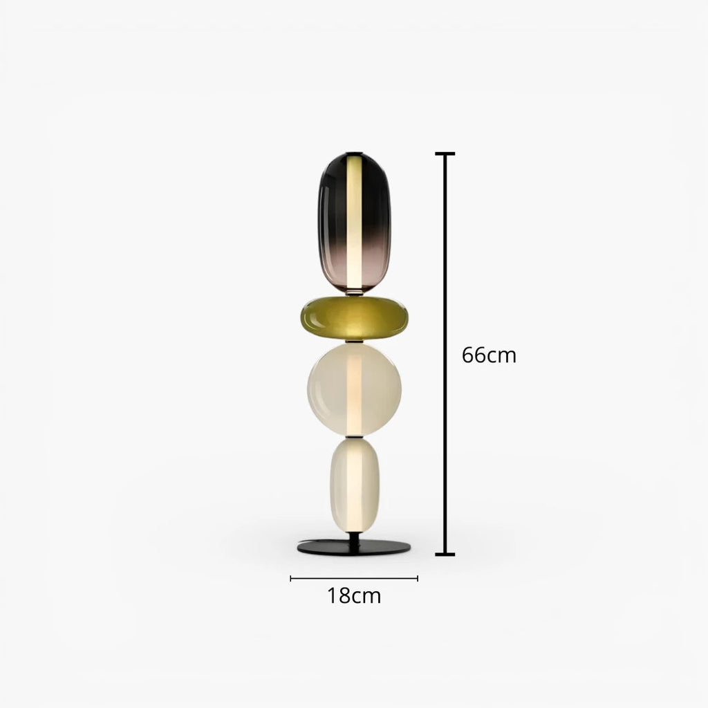 Lampe Sur Pied En Verre