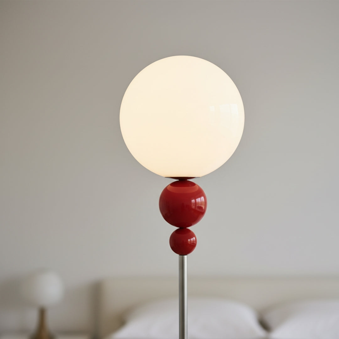Lampe Sur Pied Globe En Verre