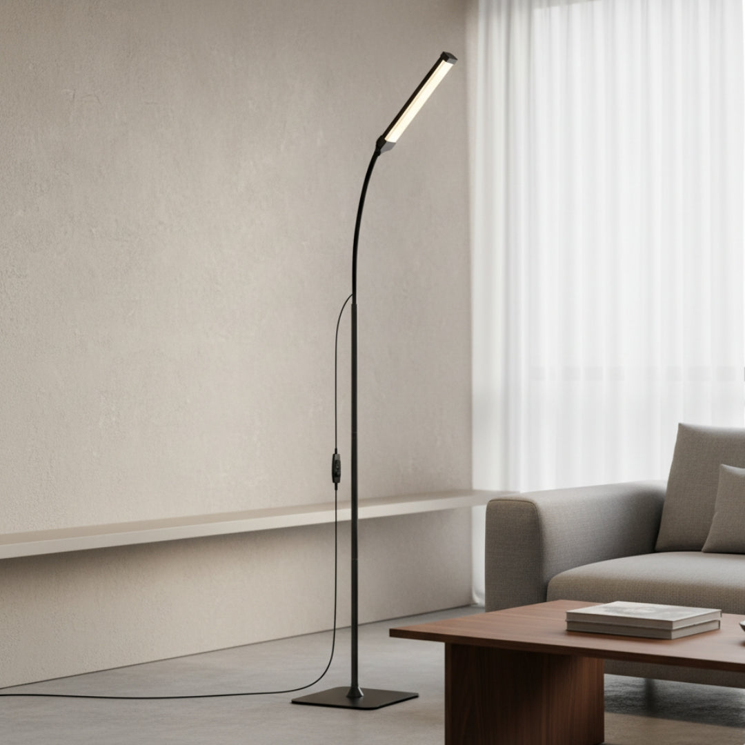 Lampe Sur Pied Noire Flexible