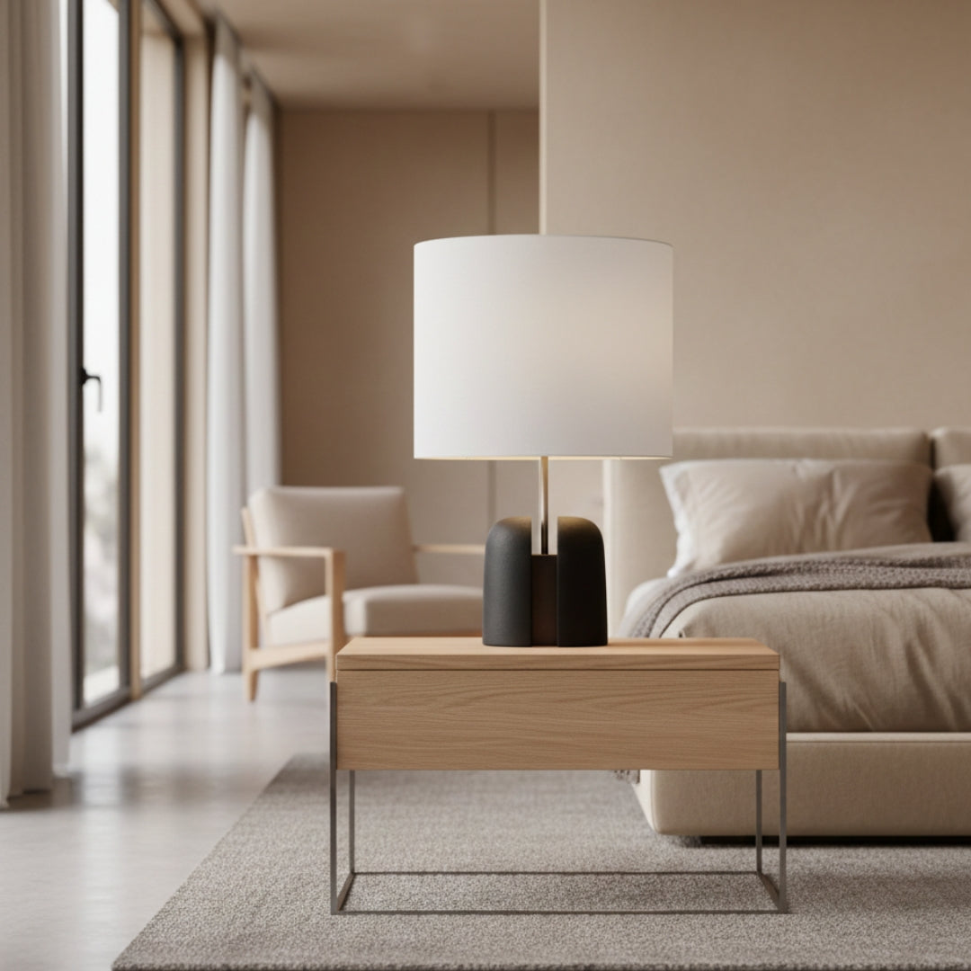 Lampe De Chevet Abat Jour Blanc