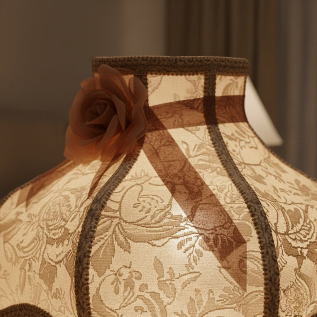 Lampe De Chevet Ancienne Avec Abat Jour