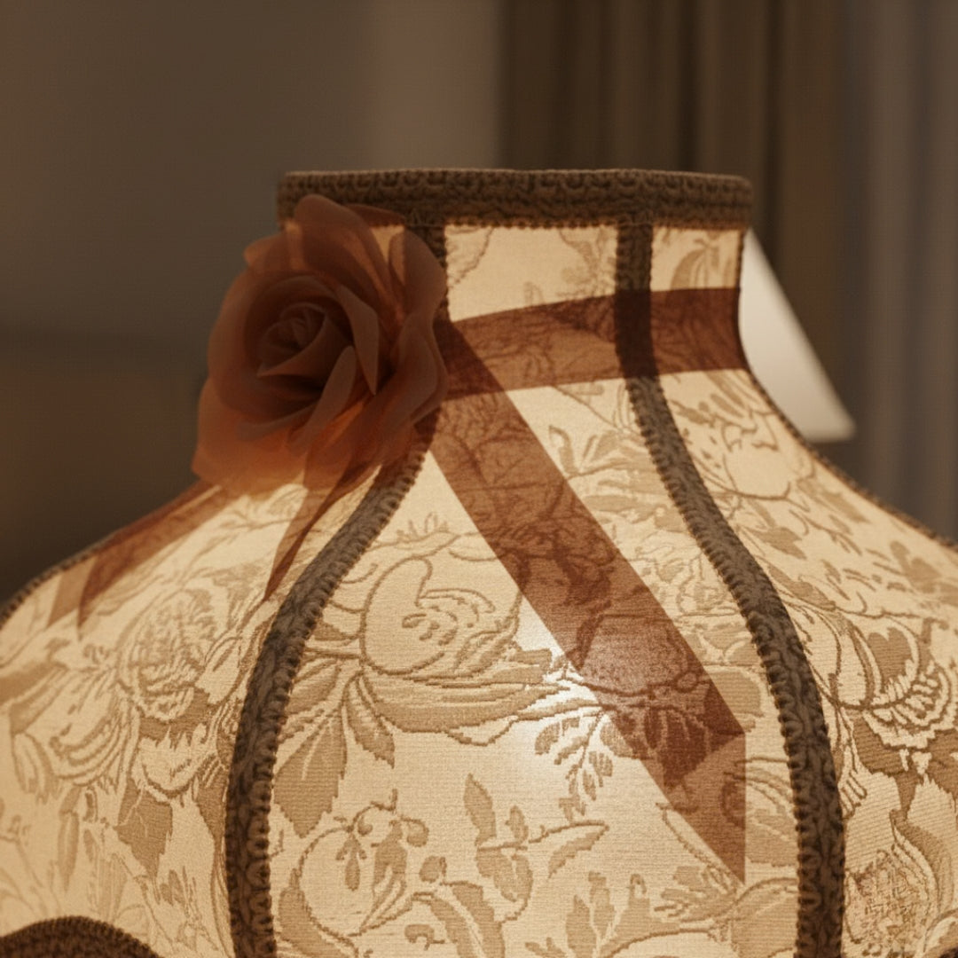 Lampe De Chevet Ancienne Avec Abat Jour