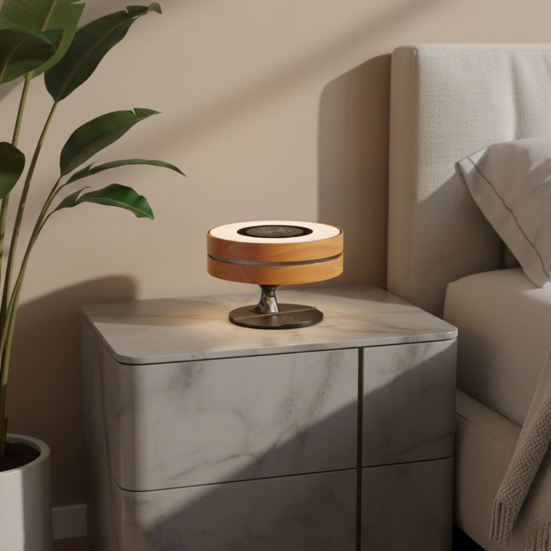 Lampe De Chevet Avec Enceinte Bluetooth