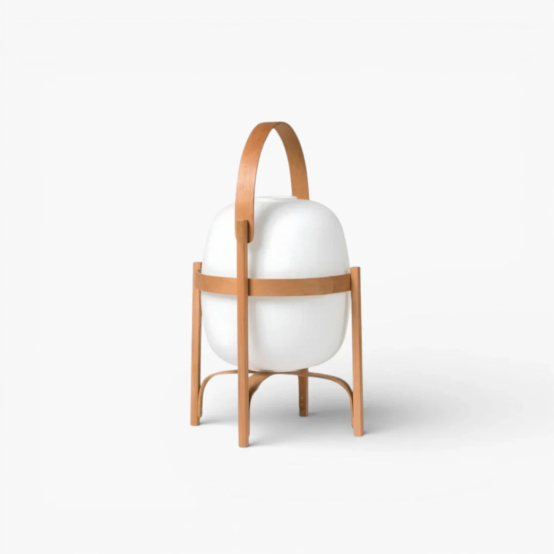Lampe De Chevet Bois Style Japonais