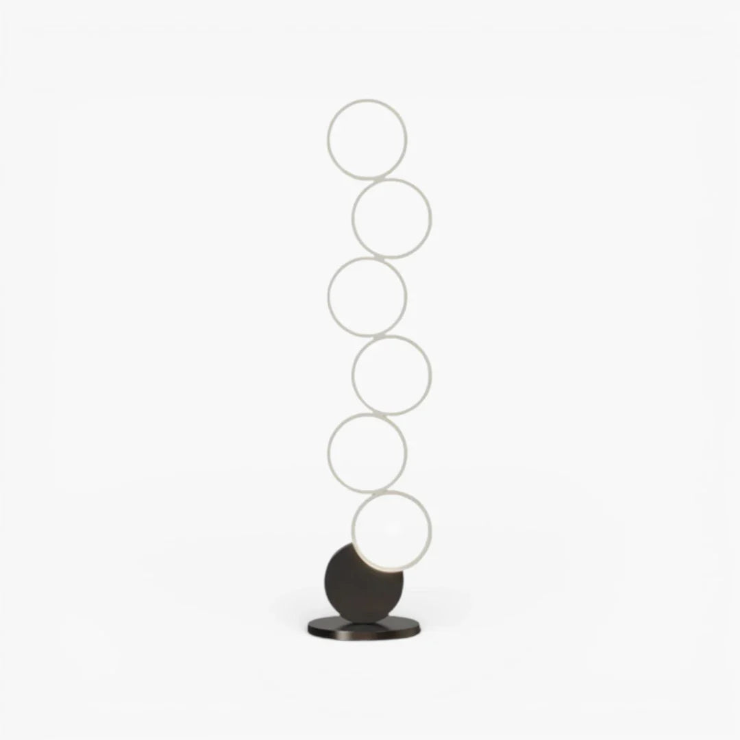 Lampe Sur Pied Cercle Led