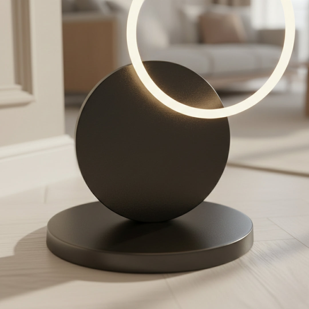 Lampe Sur Pied Cercle Led
