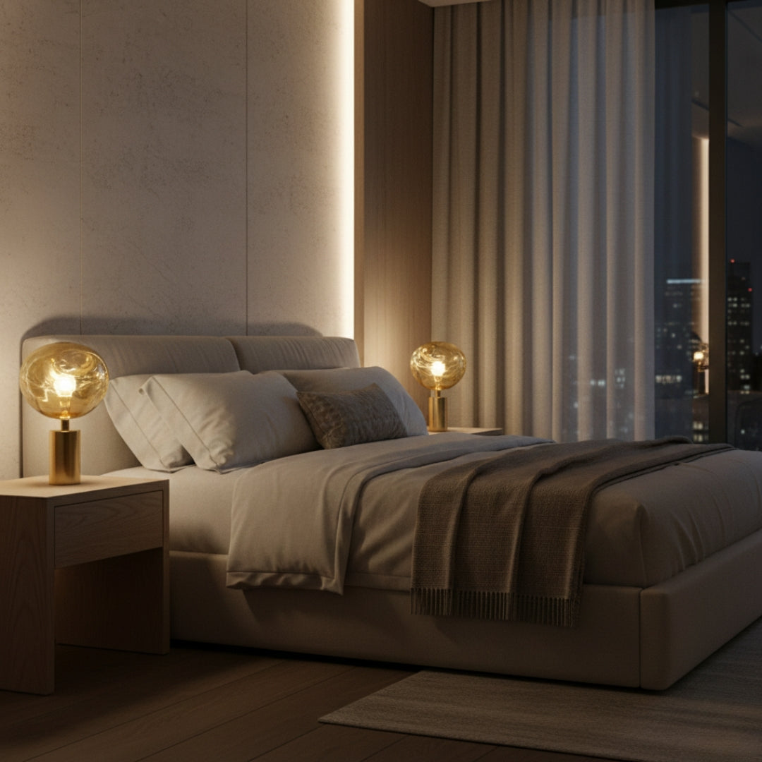 Lampe De Chevet Design Acrylique