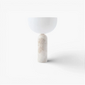 Lampe De Chevet En Marbre Blanc