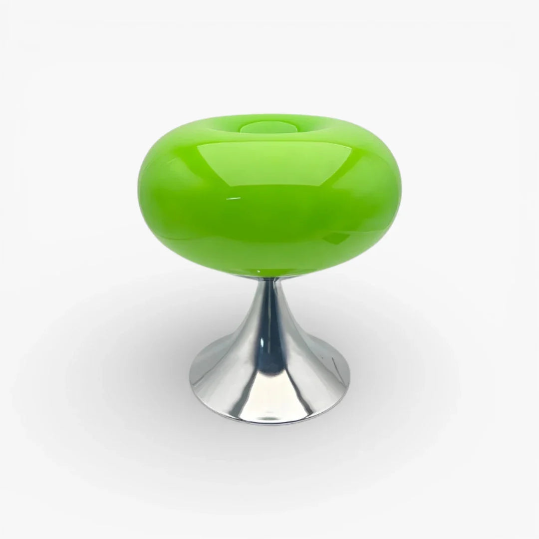 Lampe De Chevet En Verre Coloré