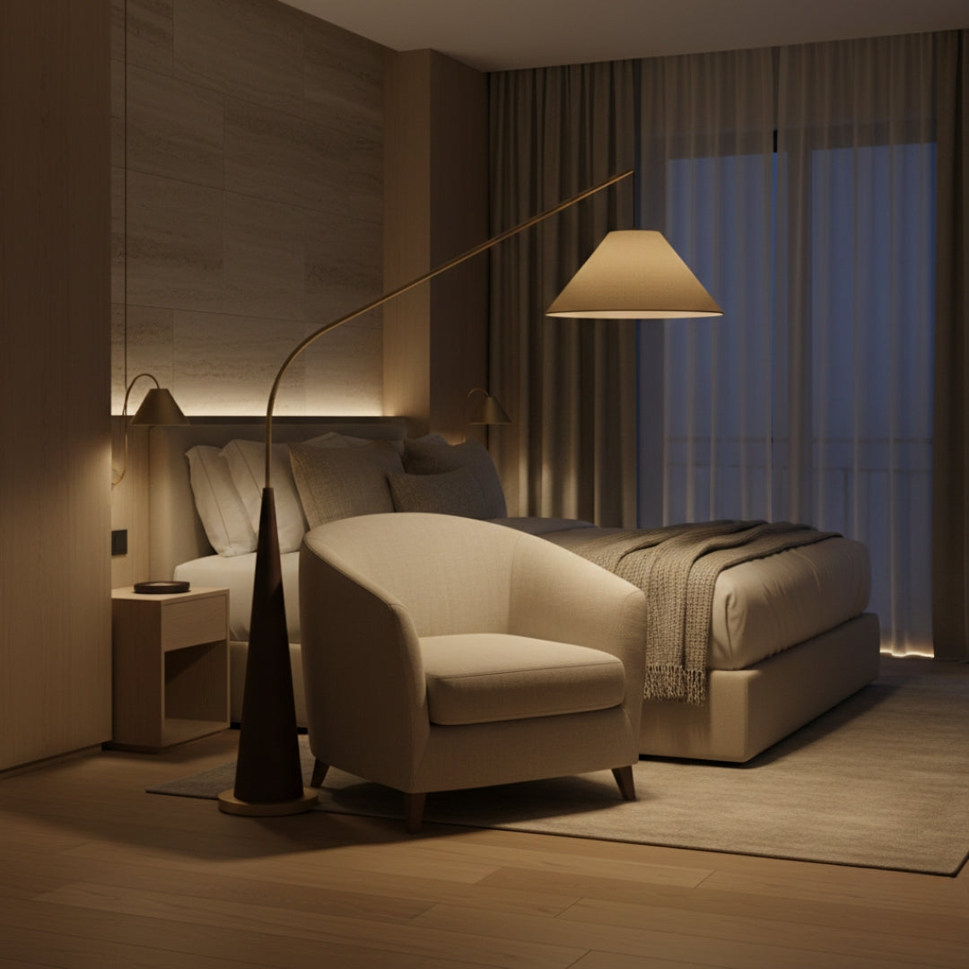 Lampe Sur Pied Abat Jour Bois
