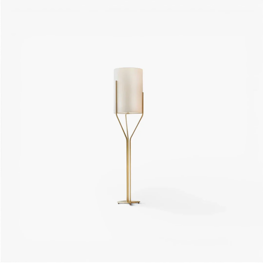 Lampe Sur Pied Abat Jour Cylindrique