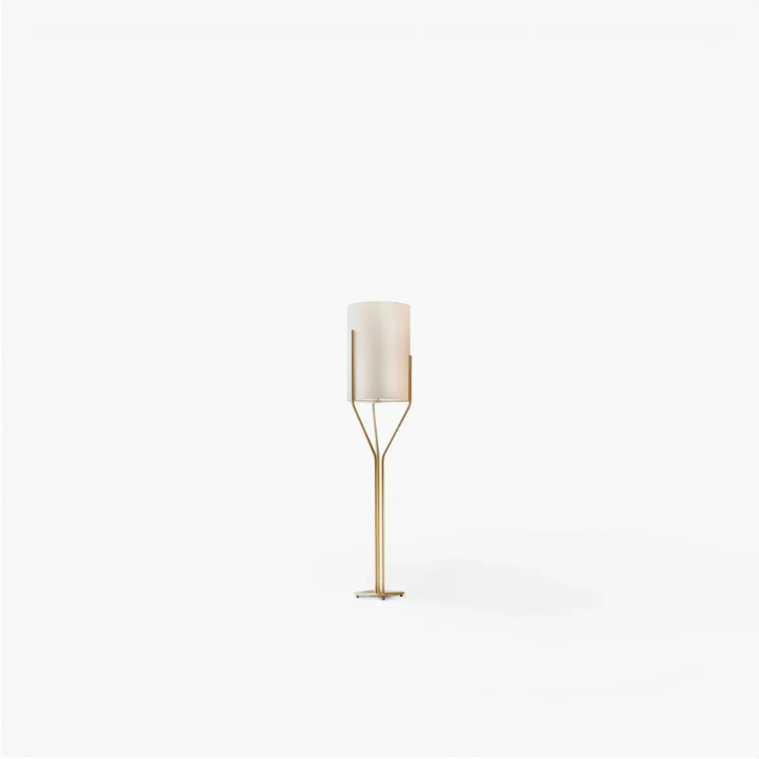 Lampe Sur Pied Abat Jour Cylindrique