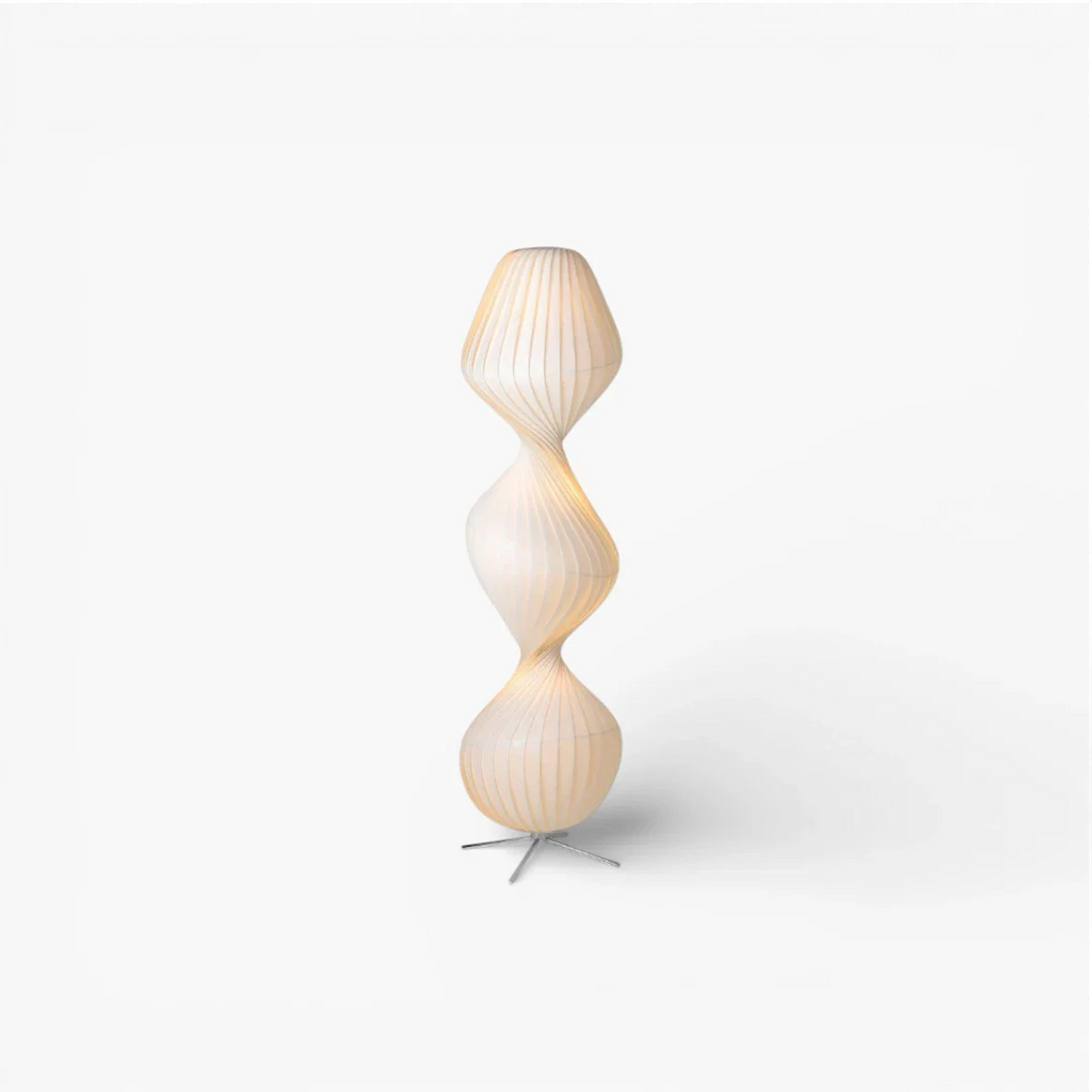 Lampe Sur Pied Design En Tissu
