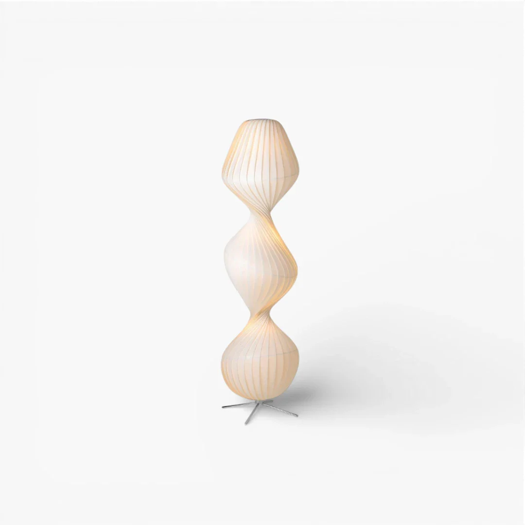 Lampe Sur Pied Design En Tissu