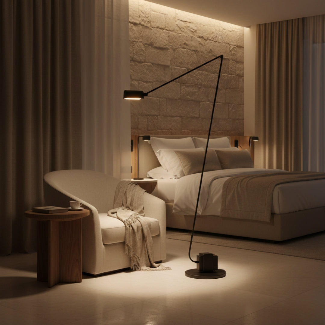 Lampe Sur Pied Avec Bras De Lecture