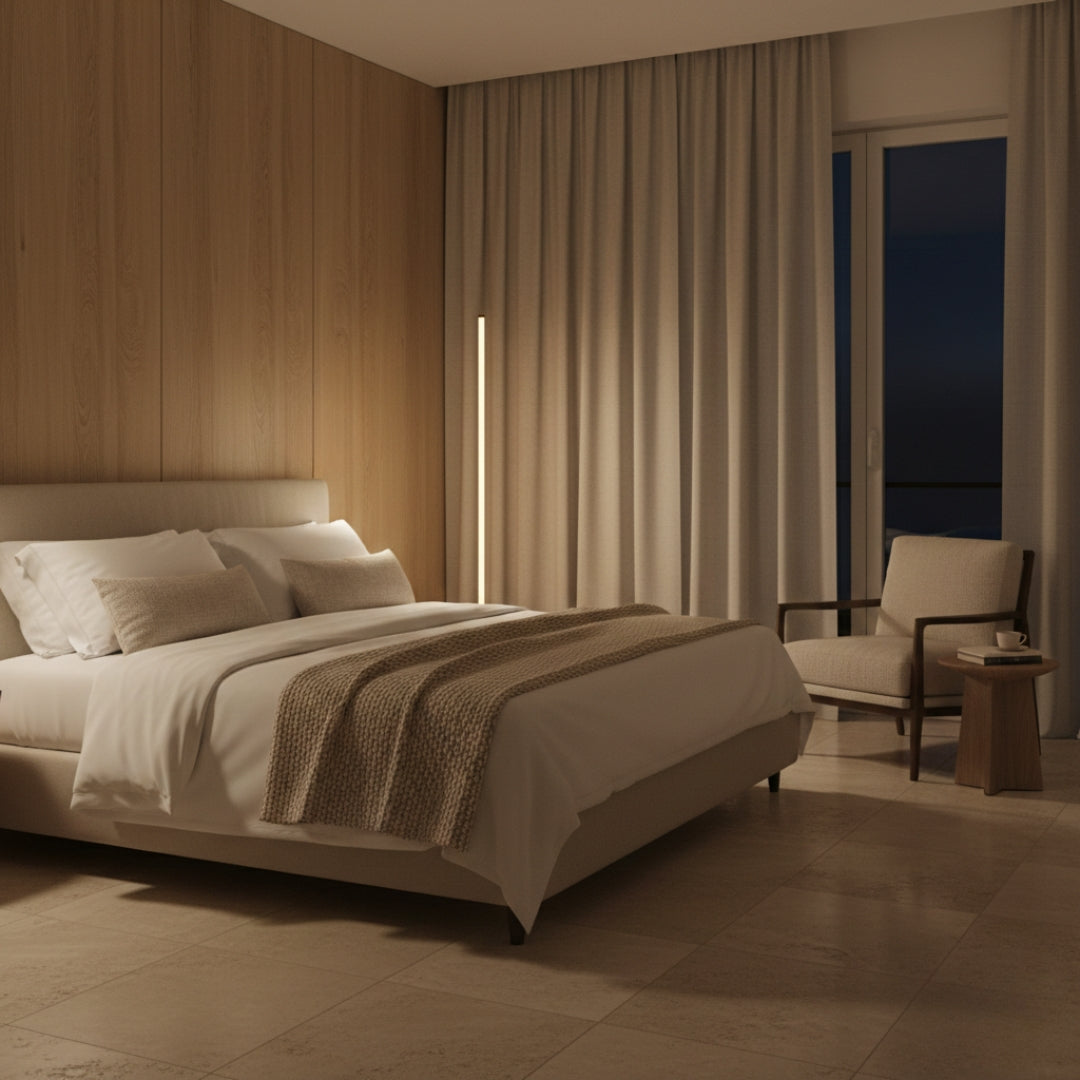 Lampe Sur Pied Barre Led