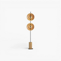 Lampe Sur Pied Bois Et Metal