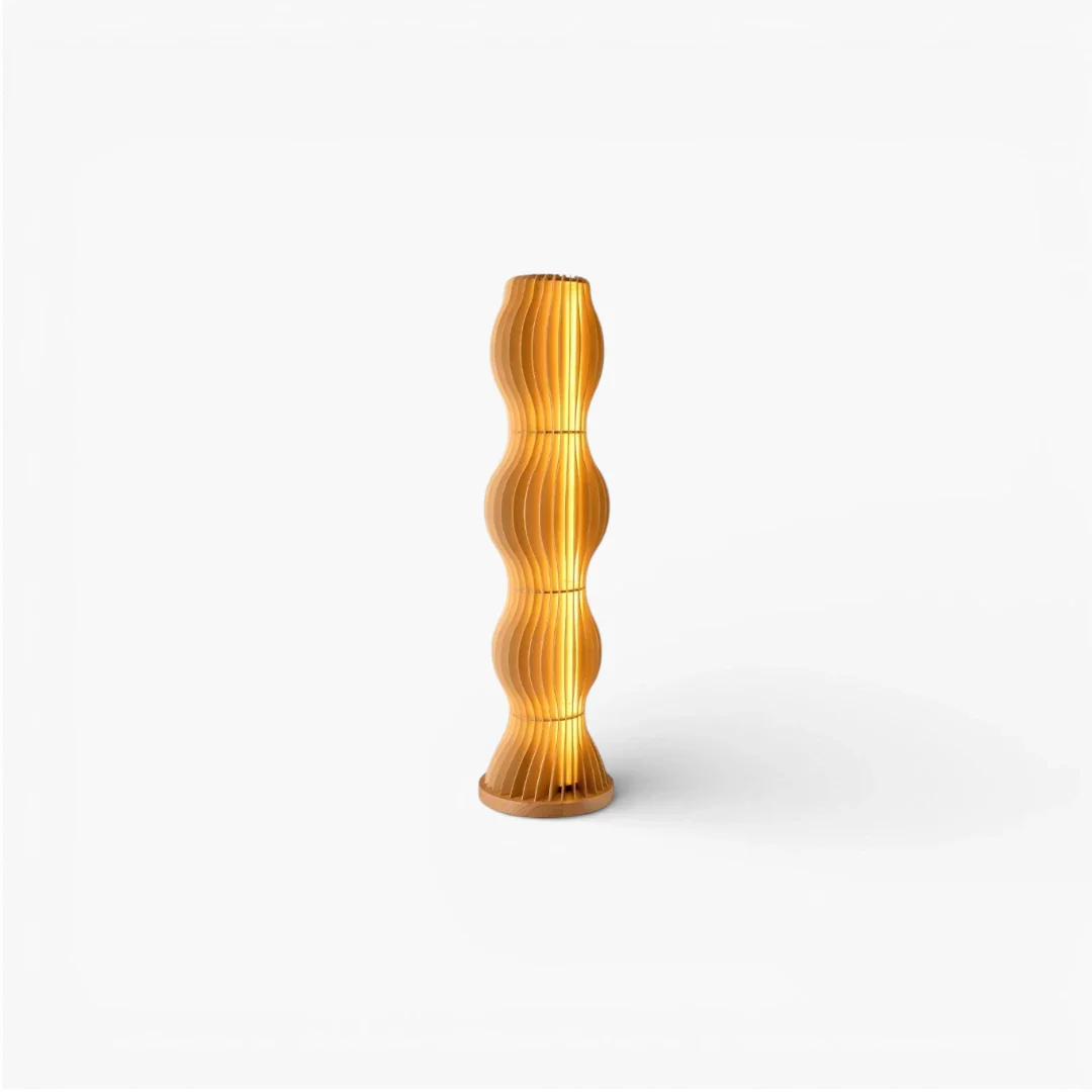 Lampe Sur Pied Bois Vintage