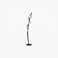 Lampe Sur Pied Bulles Verre Vintage