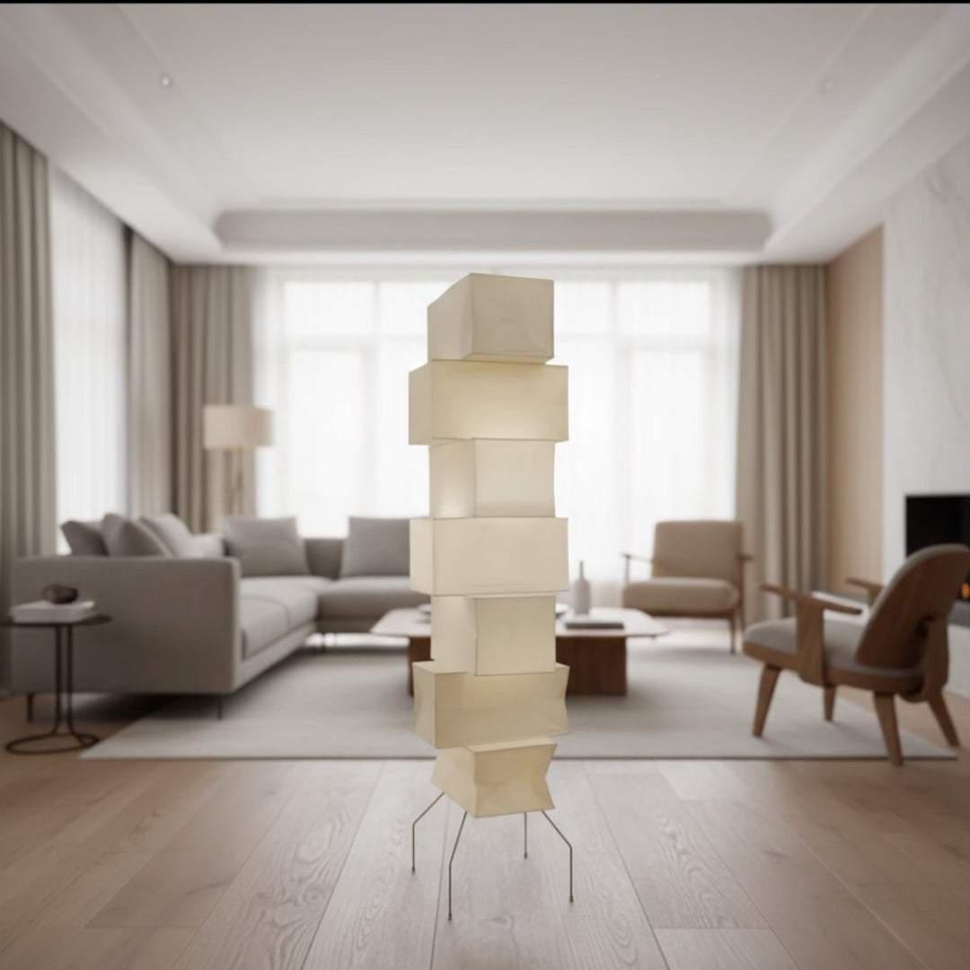 Lampe Sur Pied Design En Papier