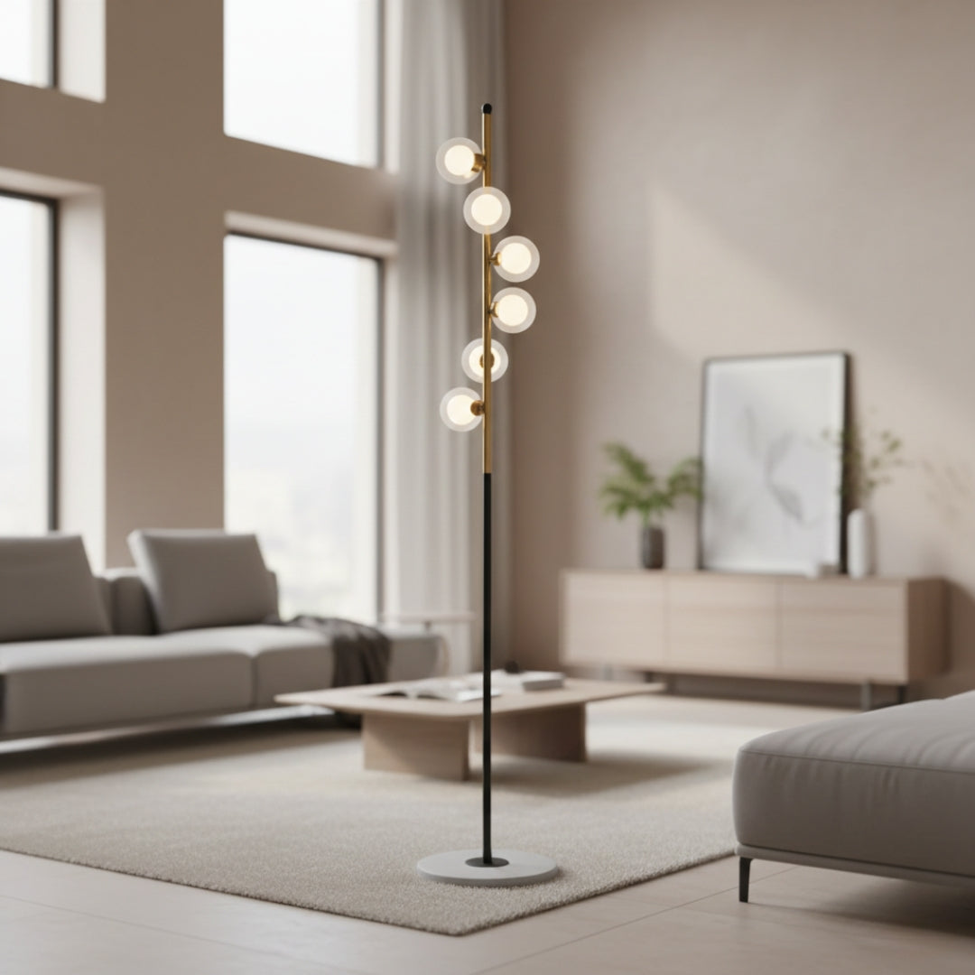 Lampe Sur Pied Design Pied Marbre