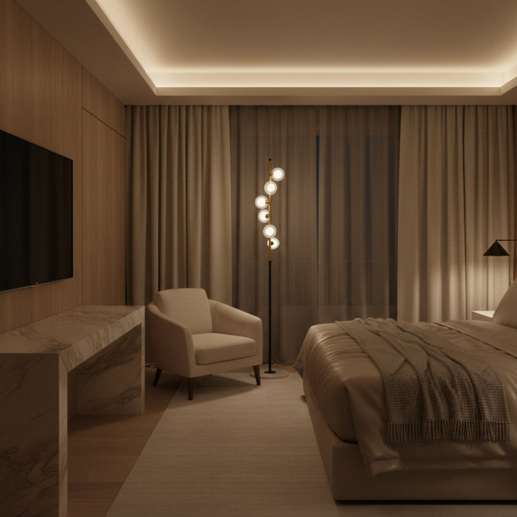 Lampe Sur Pied Design Pied Marbre