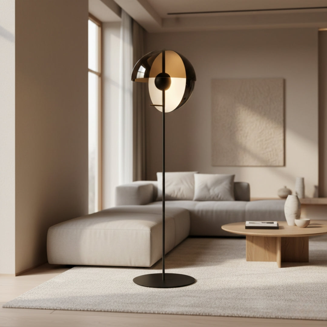 Lampe Sur Pied Design Verre