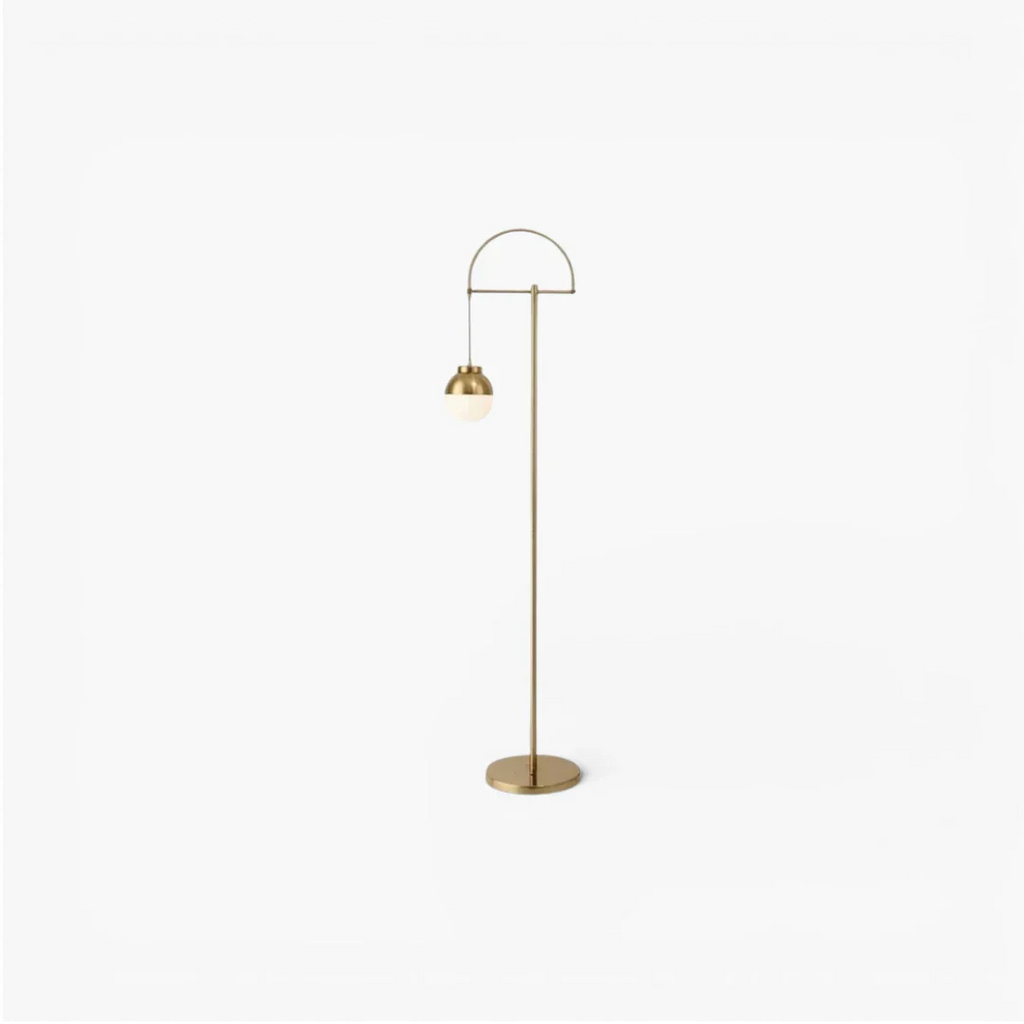 Lampe Sur Pied Doré Classique