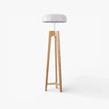 Lampe Sur Pied En Bois Classique