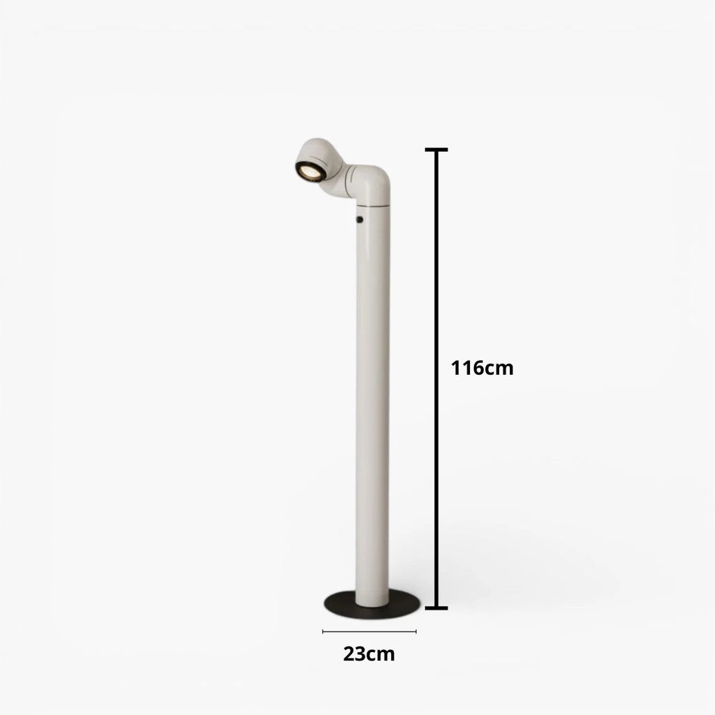 Lampe Sur Pied En Forme De Tuyau