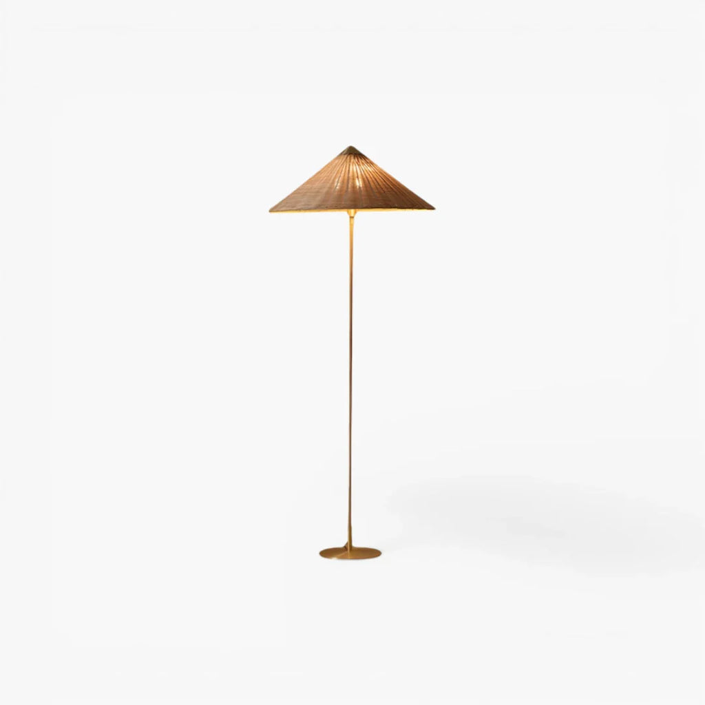 Lampe Sur Pied En Rotin