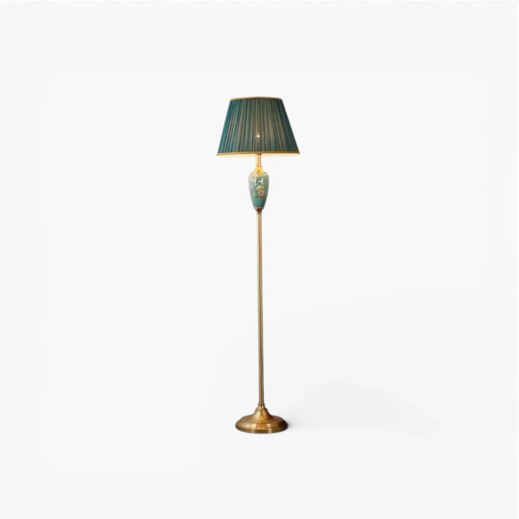 Lampe Sur Pied Motif Vintage