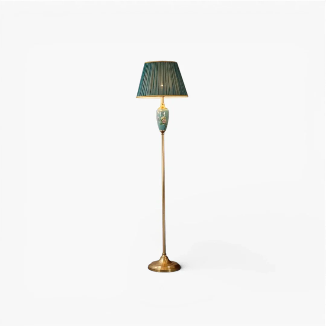 Lampe Sur Pied Motif Vintage