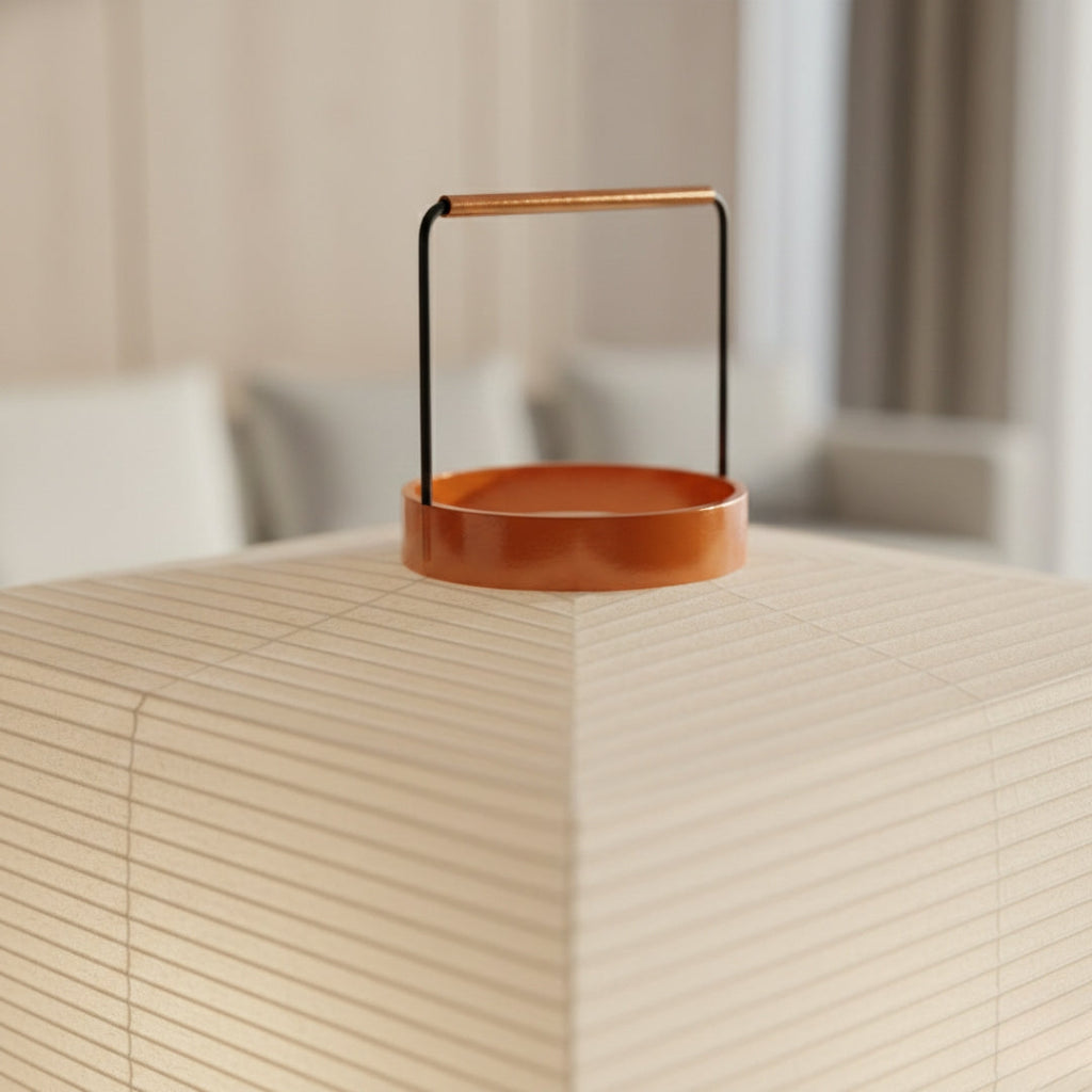 Lampe Sur Pied Papier Japonais