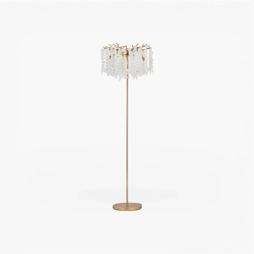 Lampe Sur Pied Pluie De Cristal