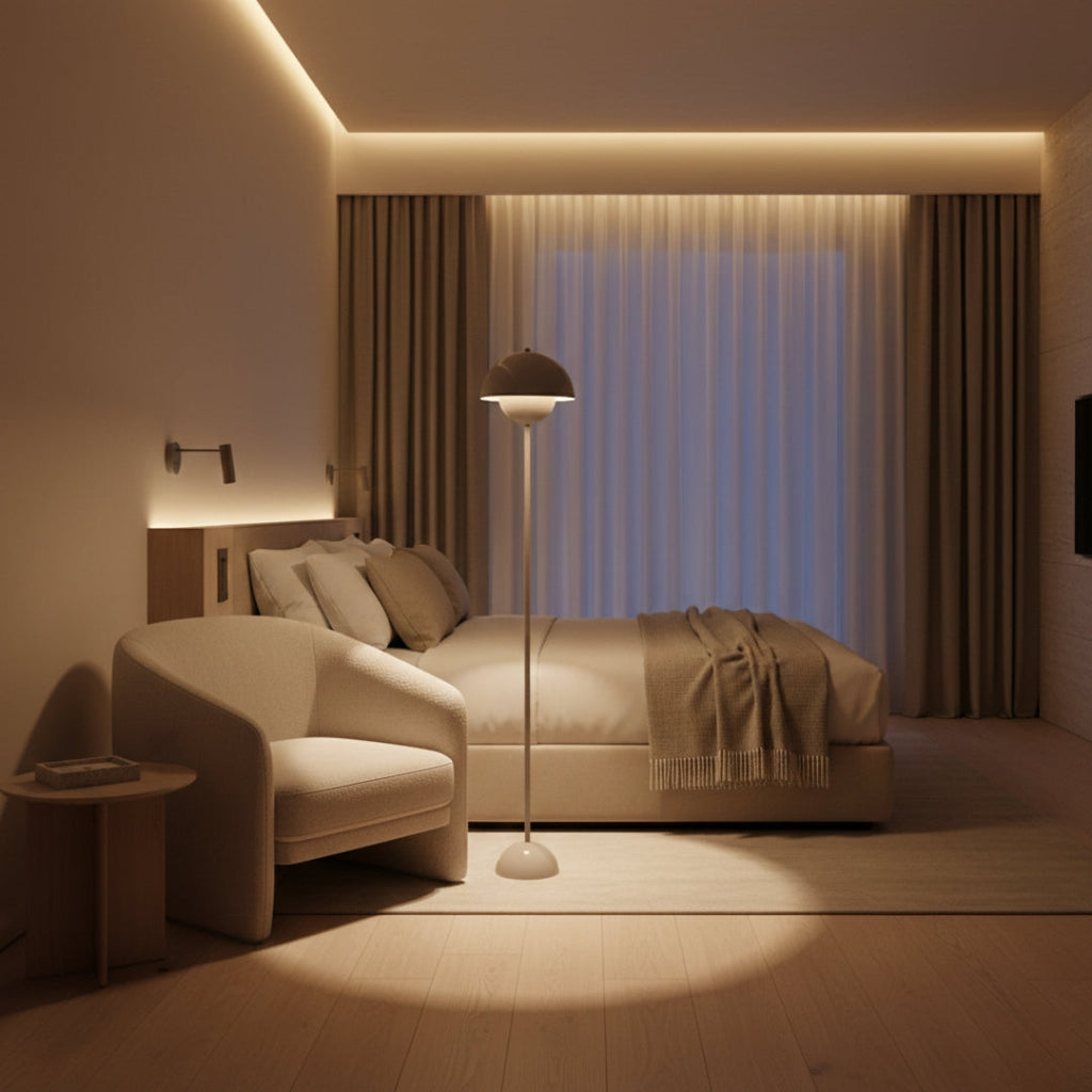 Lampe Sur Pied Style Contemporain