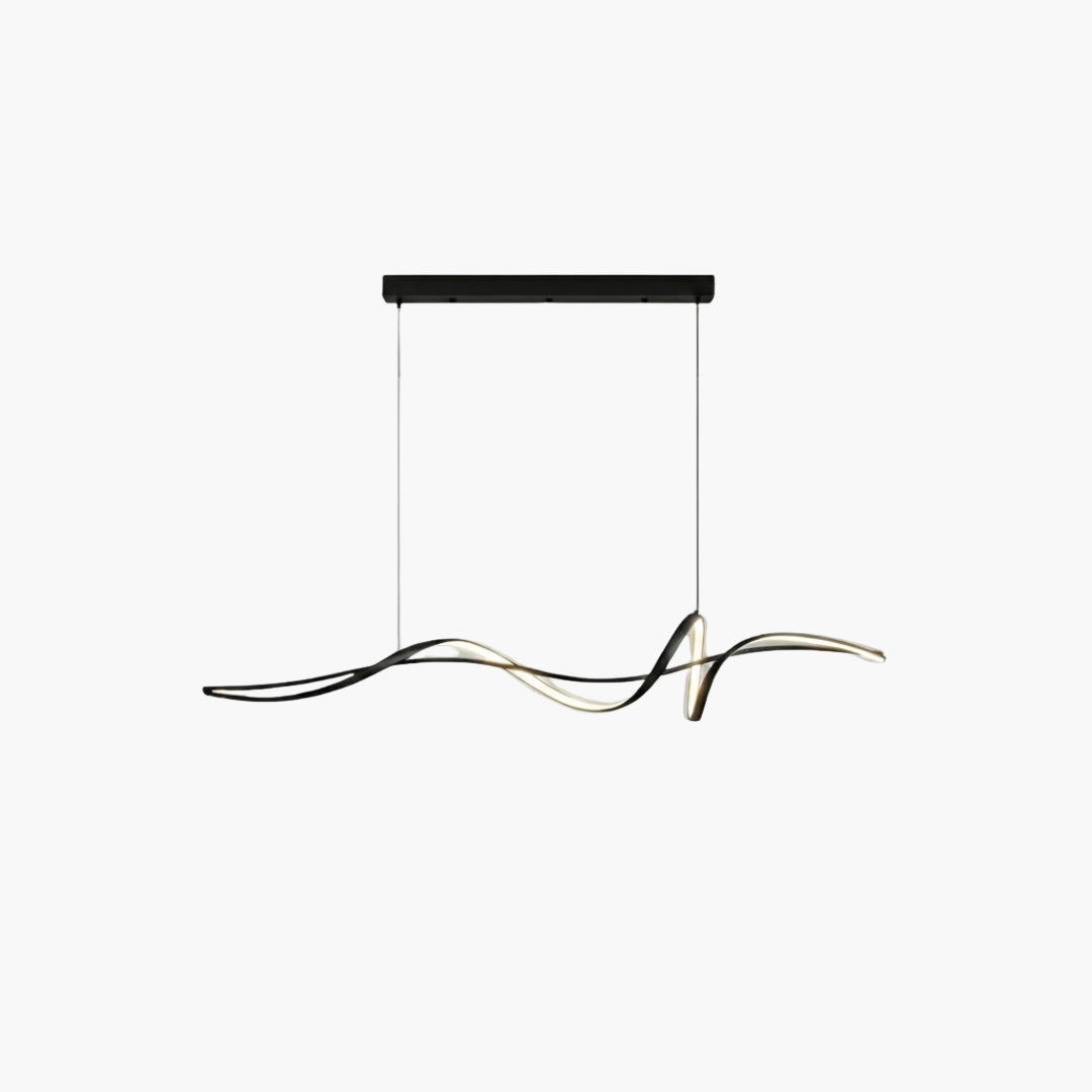 Lustre LED Design en Aluminium – Salle à Manger