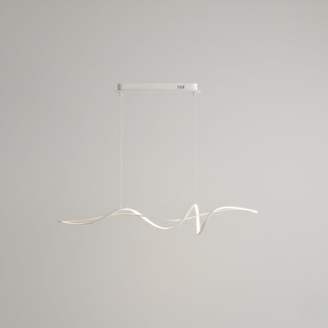 Lustre LED Design en Aluminium – Salle à Manger
