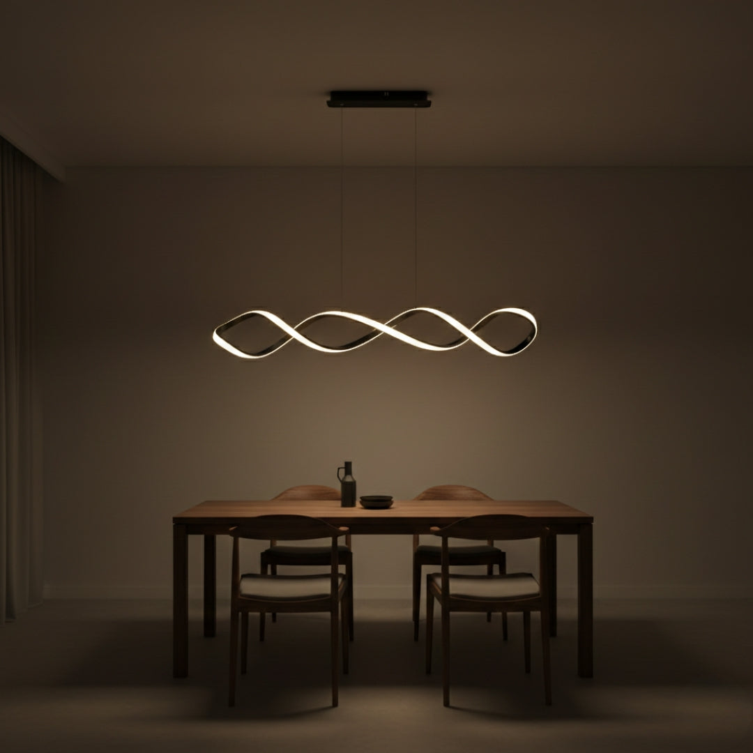 Lustre moderne pour salle à manger – Design élégant et lumineux