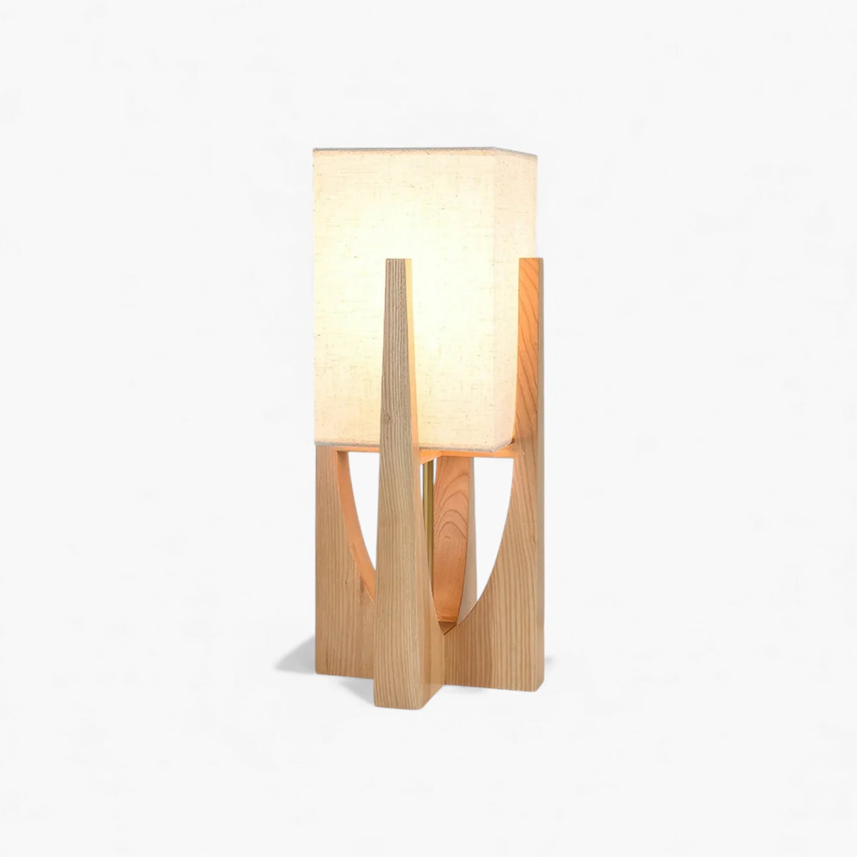 Lampe Sur Pied Bois Naturel