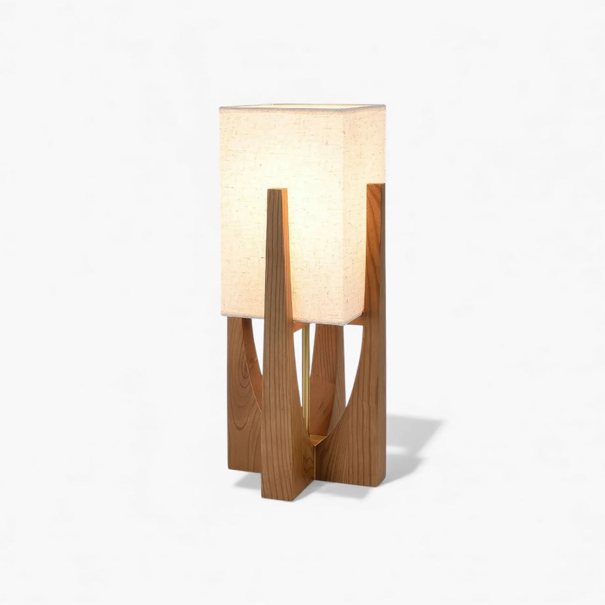 Lampe Sur Pied Bois Naturel
