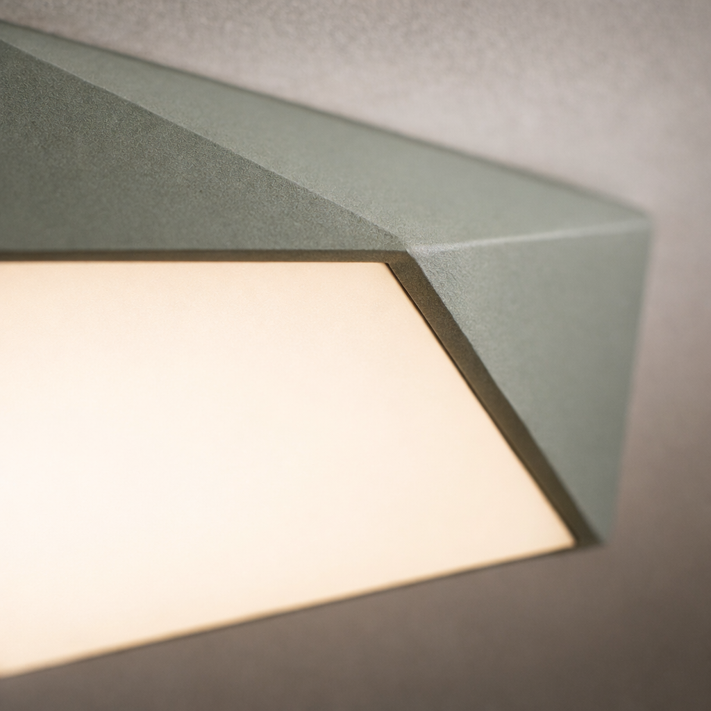 Plafonnier LED Design Géométrique Coloré