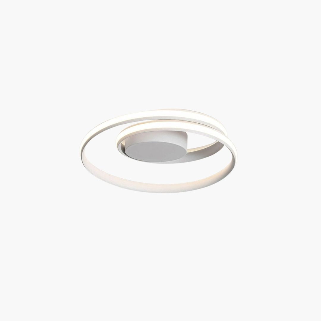 Plafonnier LED Double Boucle Noir