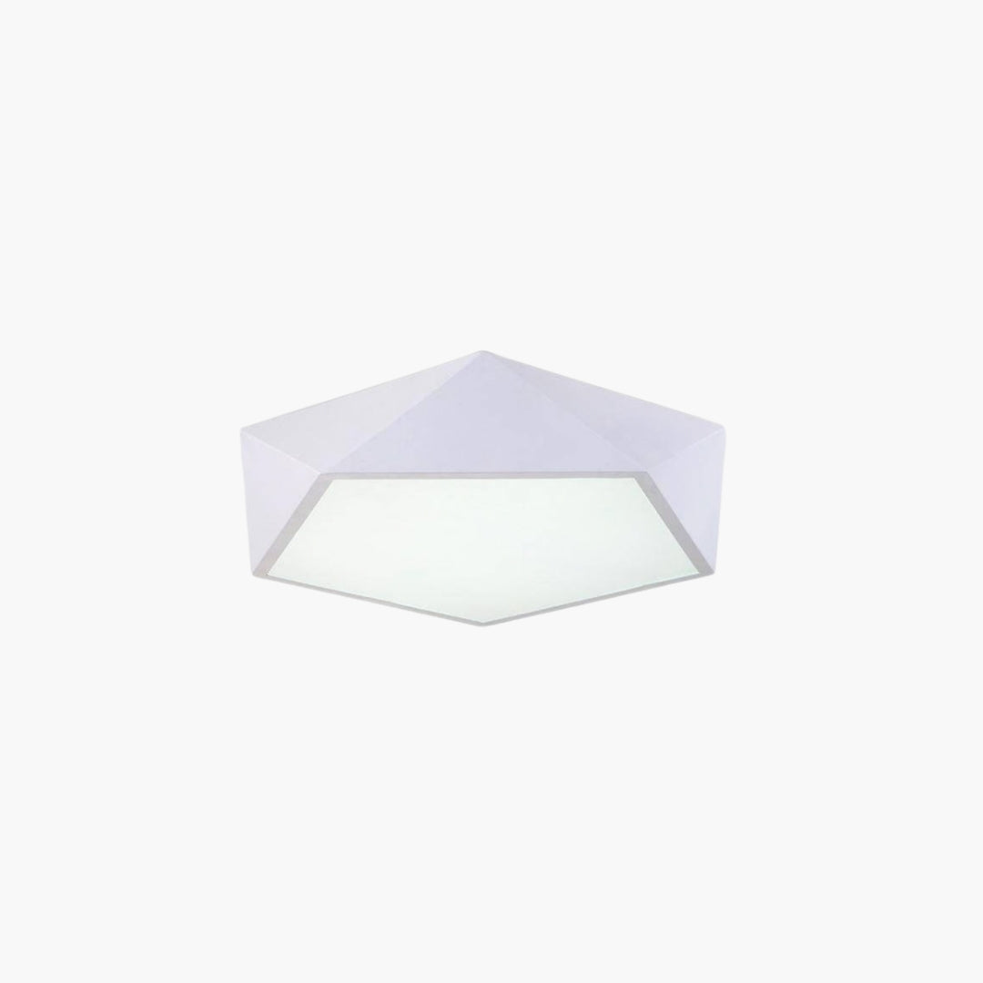 Plafonnier LED Géométrique Effet Diamant