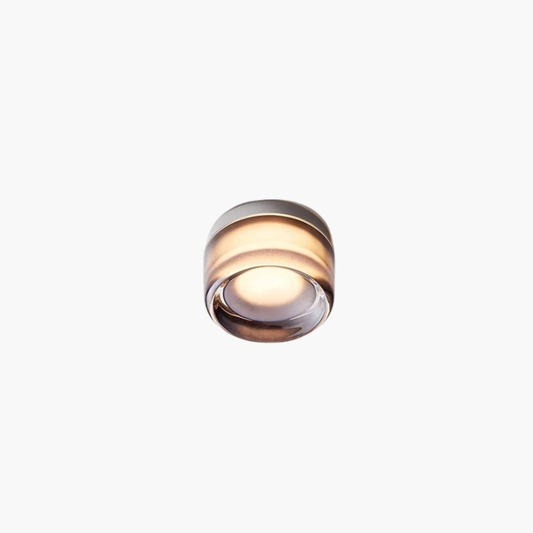 Plafonnier LED Minimaliste en Verre Nordique