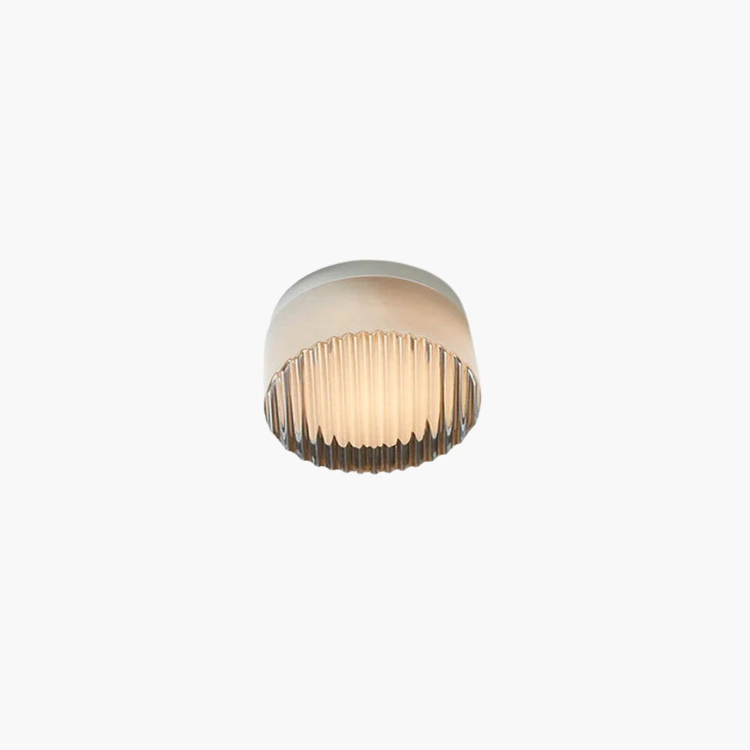 Plafonnier LED Minimaliste en Verre Nordique