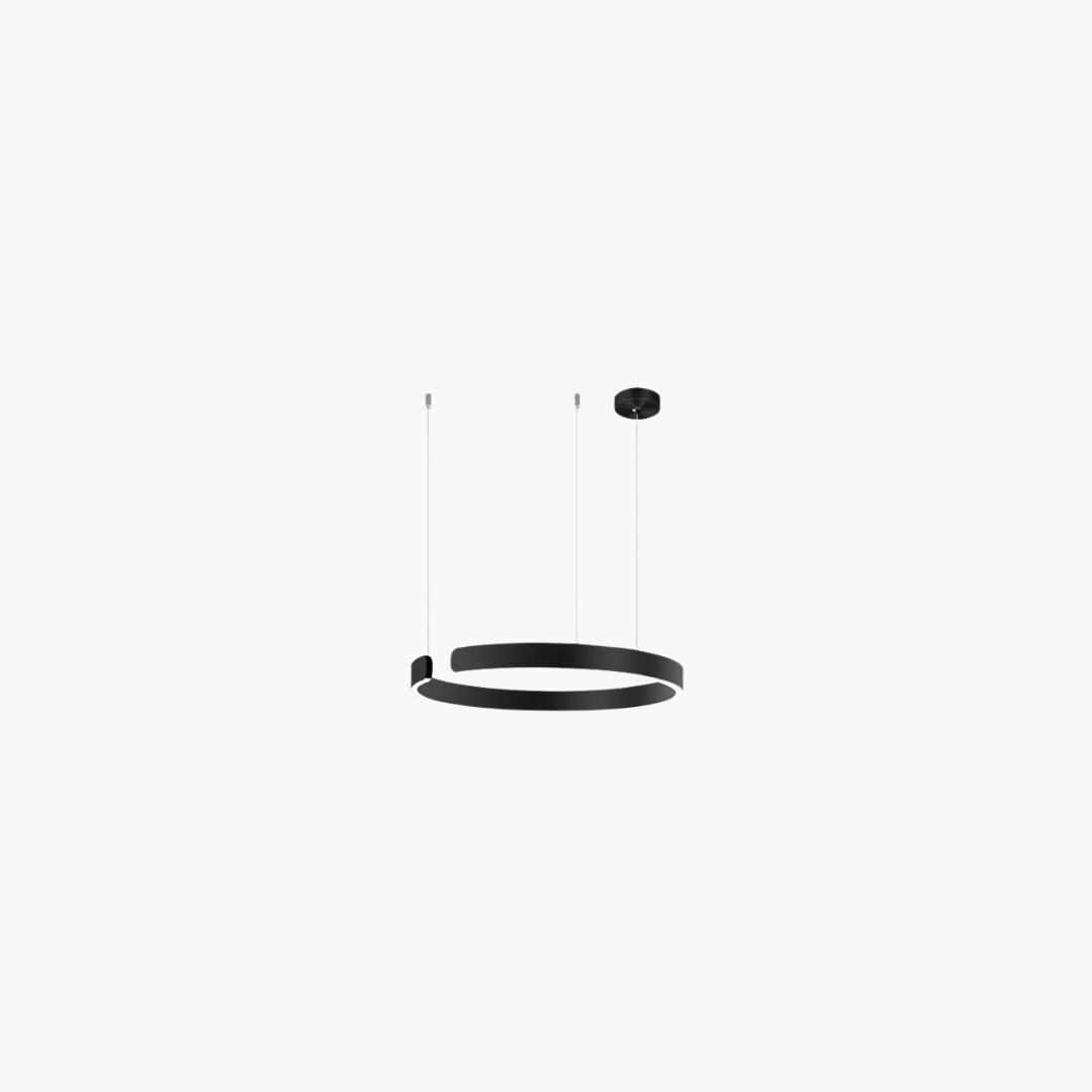 Plafonnier LED Nordique Anneau Rond Moderne