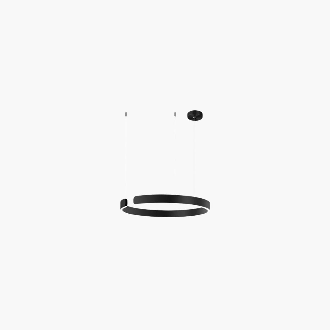 Plafonnier LED Nordique Anneau Rond Moderne