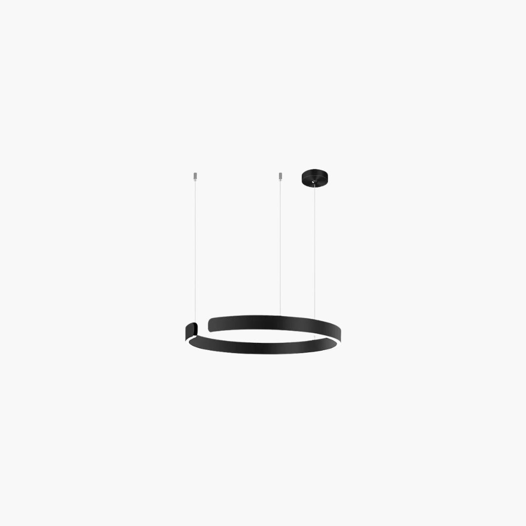 Plafonnier LED Nordique Anneau Rond Moderne